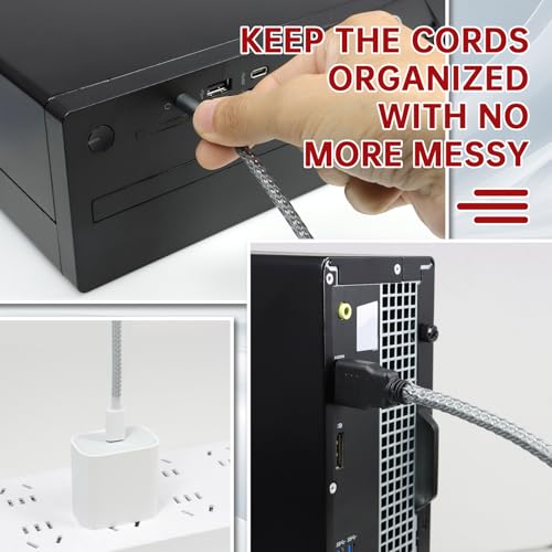 Braided Cable Management Sleeves, High Density PP Cotton Mixed PET Yarn Wire Loom for Automotive Wiring Harness & PC Computer Case Pets No Chew (Black Black, 4mm (5/32")-49ft) - color: Black Black, size: 4mm (5/32")-49ft