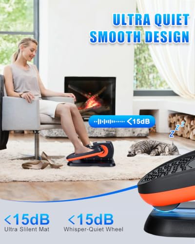 Putnen Under Desk Elliptical Machine, Electric Leg Exerciser for Seniors