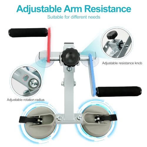 Arm Bike for Physical Therapy with Additional Handle for Versatile Training - color: 4 Functions