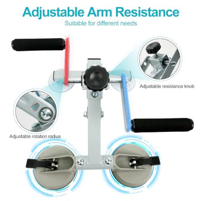 Arm Bike for Physical Therapy with Additional Handle for Versatile Training - color: 4 Functions