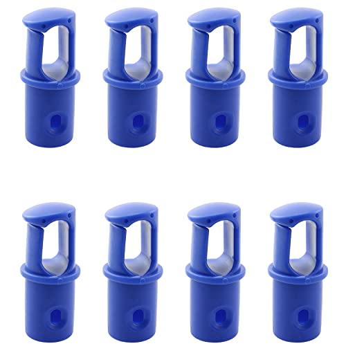 TAODAN 8PCS Universal Trampoline Bar Caps, Trampoline Rod Cap, Trampoline Shell Rod Cap, Trampoline G-Hook, OD 32, ID 28