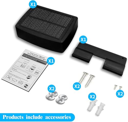 OOSSXX Solar Powerd Deck LED Solar Light Clip-On Yard Security, 2Pack - size: Set of 2
