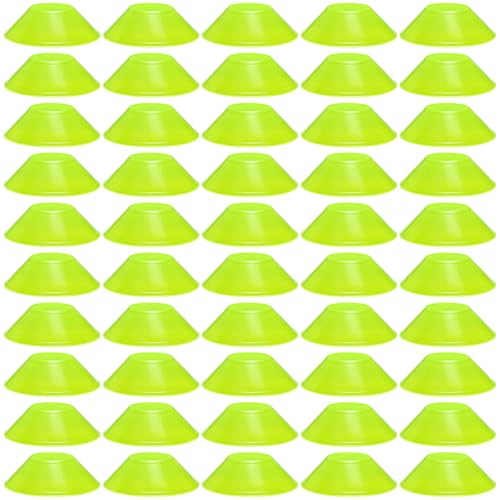 Mini Soccer Cones for Sport Agility Disc Cones Soccer Training for Agility Drills Sports Football - color: Green