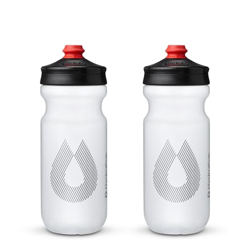 HydraPak Breakaway Surge Lightweight Bike Water Bottle (20oz, Clear) - color: Clear, size: 20oz/600ml
