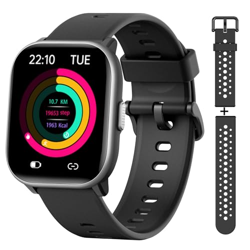 meoonley Kids Watch for Girls Boys with IP68 Waterproof, Girls Watch with 19 Sports Modes, Sleep Tracking, Pedometer, Stopwatch, Kids Activity Tracker, Birthday Gifts for Girls Age 6-15 Years Old - color: Black