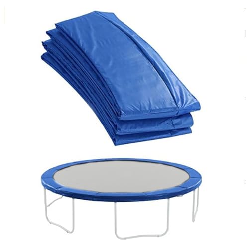 Replacement Trampoline Safety Pad Mat, 6FT 8FT 10FT 12FT 13FT 14FT 16FT UV Resistant Safety Mat Spring Cover - color: Blue, size: 8FT-244cm