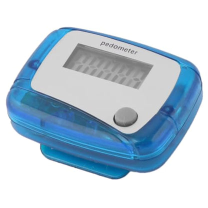 Sport 5 Digits LCD Display Digital Step Counter Pedometer Blue