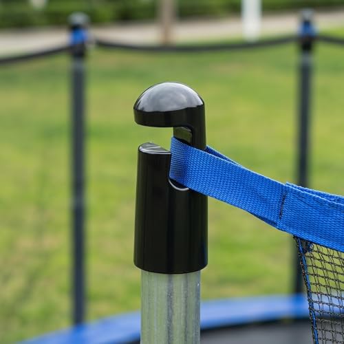 6PCS Universal Trampoline Bar Caps Heavy Duty G-Hook Trampoline Rod Cap for Net Poles Accessories Enclosure Poles Enhanced Safety Protection Wear-Resistant Replacement Parts - size: 7.30X3.00X3.00CM