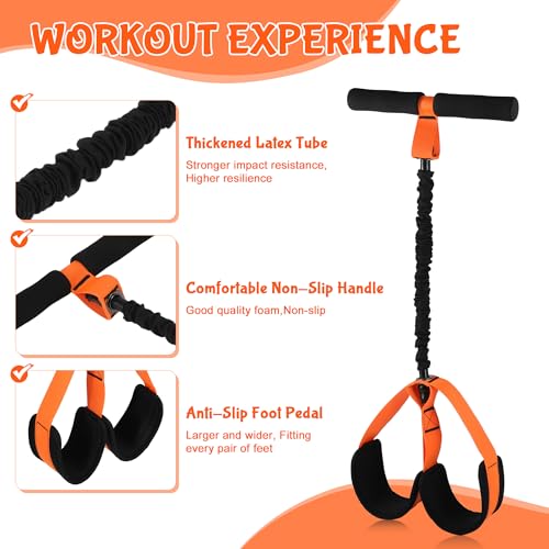 Multifunction Pedal Resistance Band with Handle