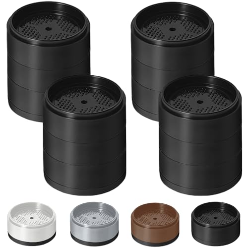 Bed Risers 1 inch, 2 inch, 3 inch, 4 inch Heavy Duty, Adjustable Furniture Riser for Table Desk Couch Sofa Chair Refrigerator Washing Machine, Stackable Bed Raisers Blocks (Black 4 Pack, 1+1+1 inch) - color: Black 4 Pack, size: 3 Inch