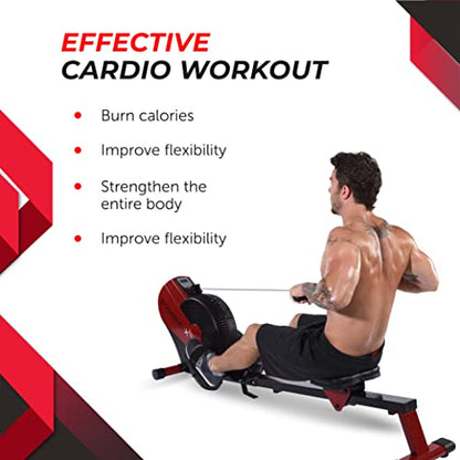 Stamina ATS Air Rower Machine with Smart Workout App - Foldable Rowing Machine with Dynamic Air Resistance for Home Gym Fitness - Up to 250 lbs Weight Capacity - style: ATS Air Rower 35-1401