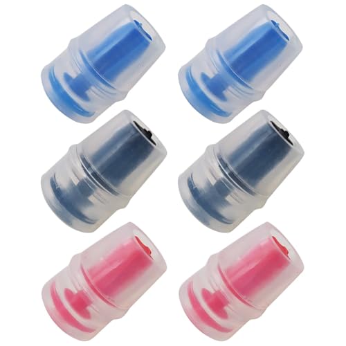 Professional 6Pcs Hydration Pack Bite Valve Sheath Safe Nozzle Mouthpiece Replacement Bite Valve Sheath for Water Bladder Reservoirs Hydration Fit Reservoirs of Varying Capacities, Color