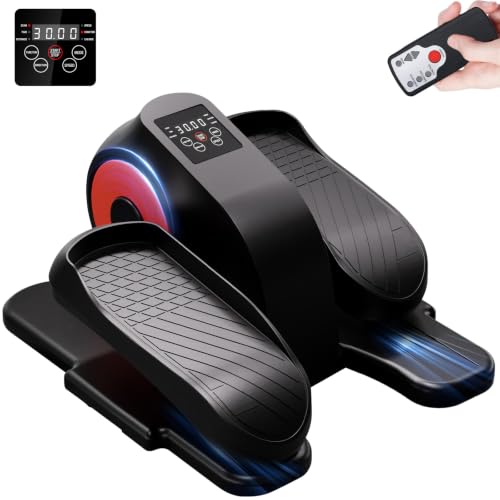 GORISE Under Desk Elliptical Exercise Machine, Seated Pedal Exerciser Leg Exerciser as Seen on TV with Remote Control & 10 Adjustable Speed for Seniors & Women Home Ussage - style: 002 Basic