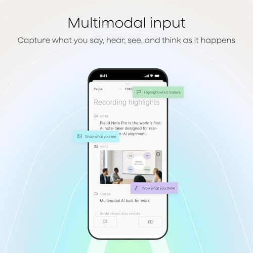 Plaud NotePin Wearable AI Voice Recorder, Cosmic Gray, Non-S Version - color: Gray