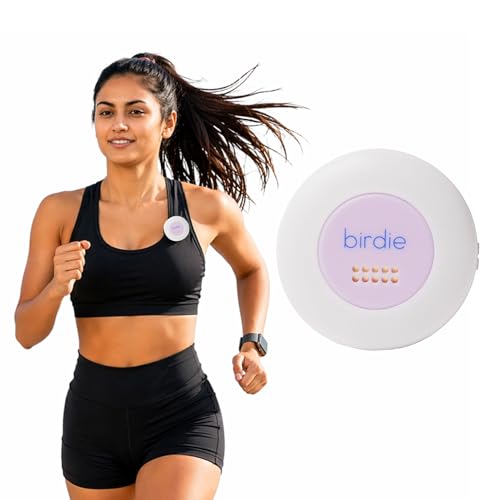 She's Birdie - The Original Personal Safety Alarm Disc for Bikes, Hikes, and Late Nights - Loud Siren, LED Light for Extra Visibility, Rechargeable, Handsfree, Lightweight, Water Resistant (Lavender) - color: Lavender