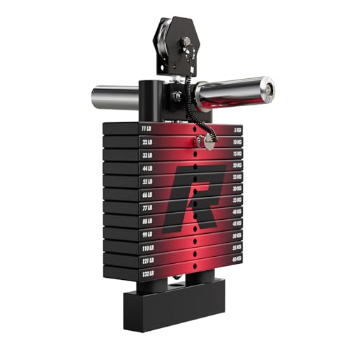 RitFit M1 Pro Smith Machine Cable Crossover Power Cage Home Gym - color: BLACK, size: Weight Stack Only