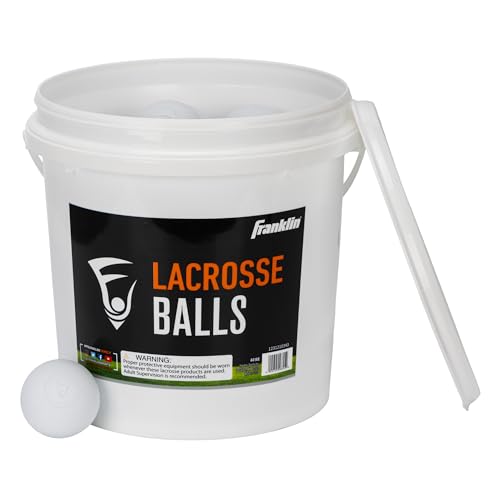 Franklin Sports Official Size Lacrosse Balls for Practice - color: White, size: 40 Pack Bucket