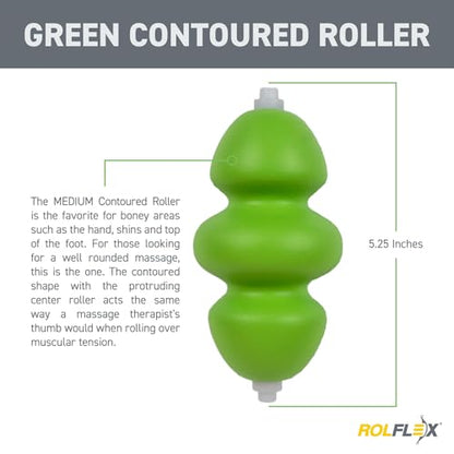 Rolflex Recovery Roller 2 Pack, Upgrade for Rolflex, Different Densities for a Cusomized Feel. Trigger Point Release, Mimic a Thumb.