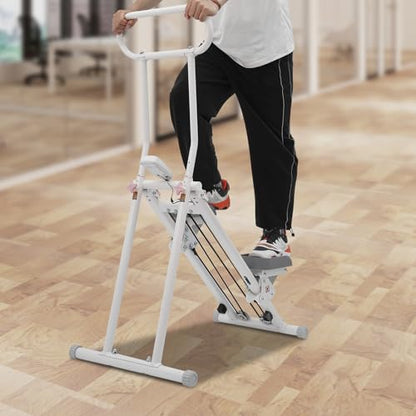 Stair Stepper, Step Fitness Machine for Home Exercise with Adjustable Handlebar