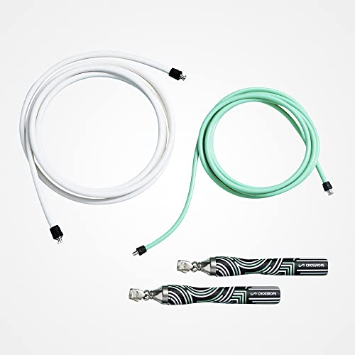 Crossrope Jump Rope Get Lean Set - Speed Rope and Strength Rope - size: Extra Small