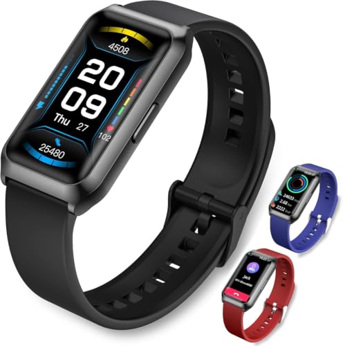 1.47" Smart Sports Watch, 10-Day Battery, IP68 Waterproof, Black - color: Black