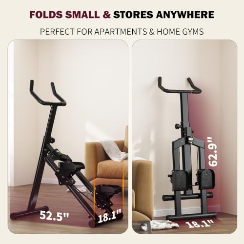 SogesPower Stair Stepper for Home,Folding Vertical Stair Climber