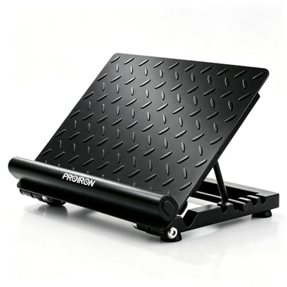 PROIRON Steel Slant Board for Calf Stretching，Calf Stretcher Slant Board for Squats 5 Adjustable Incline Angles，Incline Board 660lbs Weight Capacity for Ankle Stretching Training Home Gym