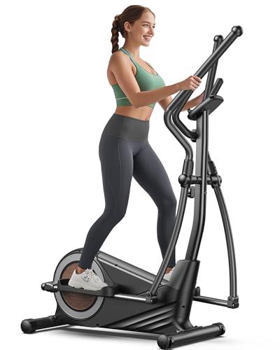 Niceday Elliptical Exercise Machine, Elliptical Trainer for Home Use, Compact Elliptical Machine, 16 Levels Resistance, 400LBS Load Capacity