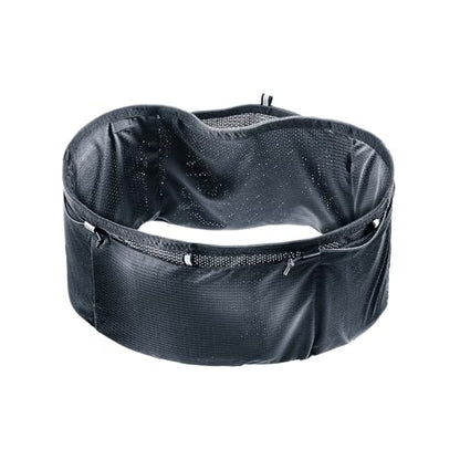 Deuter Traick Belt, Lightweight Reflective Running & Trail Belt for Runners - Black - Medium - size: Medium