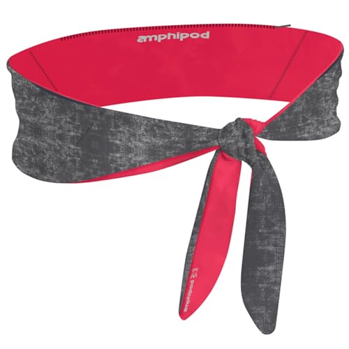 Amphipod TieNgo Stash Belt, Storage Waistpack for Running - OS - color: Scratch Pink/Gray