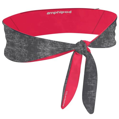 Amphipod TieNgo Stash Belt, Storage Waistpack for Running - OS - color: Scratch Pink/Gray