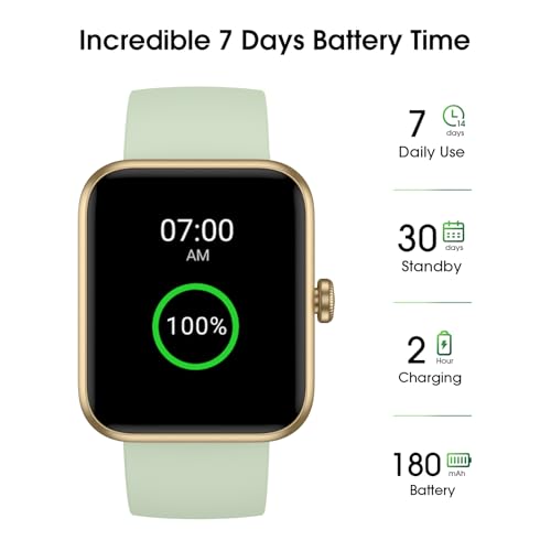 Smart Watch, Fitness Tracker with Heart Rate, Blood Oxygen, Sleep Tracker - color: Light Green