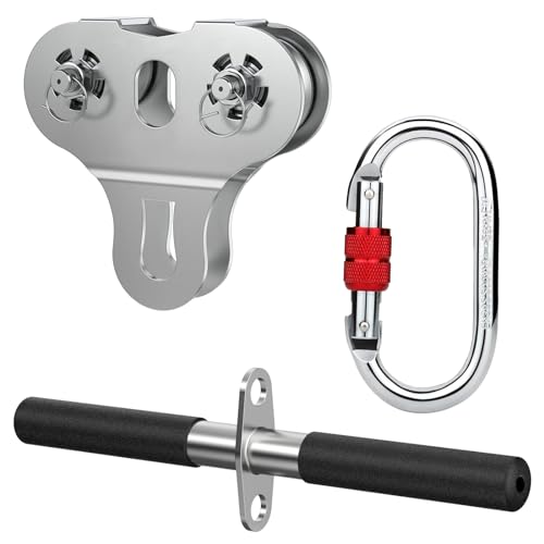 Zipline Pulley, Heavy Duty 304 Stainless Steel Zip Line Trolley