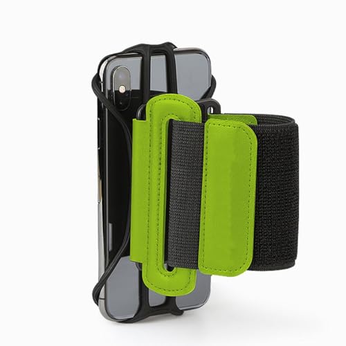 Universal Cell Phone Wristband Holder 360°Rotation Forearm Wrist Workout Sports Arm Band Fits Samsung Galaxy S25 S24 S23 S22 S21 S20 Ultra Plus Fe A25 A42 A05, Moto G Power Stylus Play 5G (Green) - color: Green