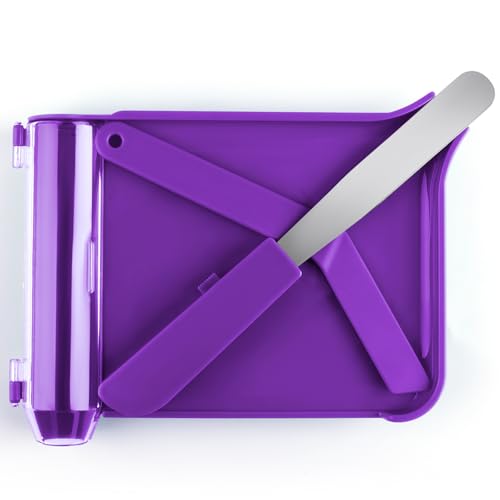 Opret Pill Counter Right Hand with 2 Spatulas to Count Meds Purple - color: Purple