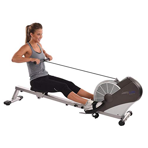 Stamina ATS Air Rower Machine with Smart Workout App - Foldable Rowing Machine with Dynamic Air Resistance for Home Gym Fitness - Up to 250 lbs Weight Capacity - style: ATS Air Rower 35-1399