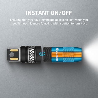 OLIGHT IMINI 2 Rechargeable EDC Keychain Mini Flashlight Sapphire - color: Sapphire