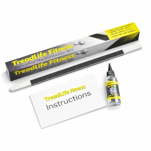 TreadLife Fitness Treadmill Maintenance Kit | 1 Year Supply of Treadmill Lubricant for Belt | 100% Silicone Lube | Extra Wide TruLube Applicator Wand | Directions Included - size: Trulube + Bottle Kit