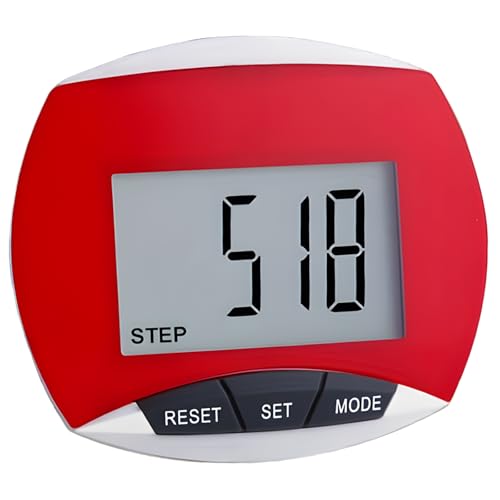 Portable Clip-on Pedometer for Walking, Running, and Outdoor Sports - Lightweight Step Counter for Seniors and Adults