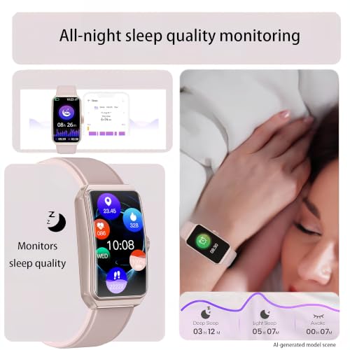 Fitness Tracker, 1.47" HD, Heart Rate SpO2, IP68 - Pink - color: Pink