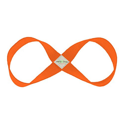 Infinity Yoga Strap for Stretching - Stretch - color: Sunburst, size: Medium 16"-19"