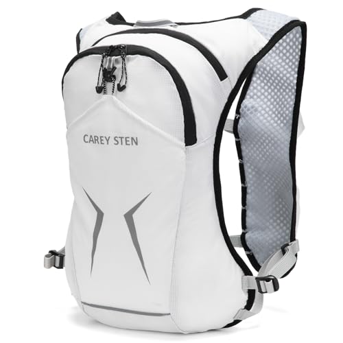 Carey STEN Lightweight Hydration Backpack with 1.5-Liter Water Bag - color: white