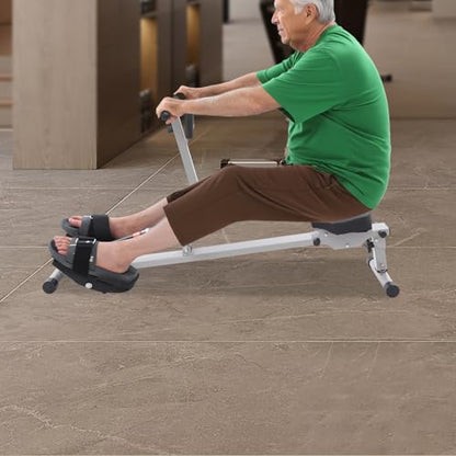 Rowing Machine Water Resistance with LCD Monitor, Home Fitness Rower