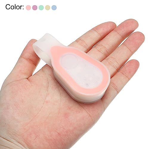 PATIKIL LED Flashlight, Silicone Night Shift Hands Free Clip-on Flashlights Night Safety Running Light for Running, Walking, Sports, Outdoor Emergency, Red - color: Red