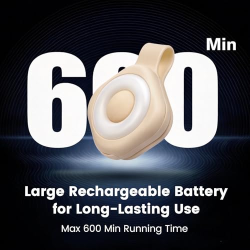 Wearable Nurse Night Light for Night Shift, Rechargeable Magnetic Clip-on Badge Light, Bright Hands Free Nurse Essentials Flashlight, Safety Light in the Dark for Walking Running Outdoor Emergency - color: Black