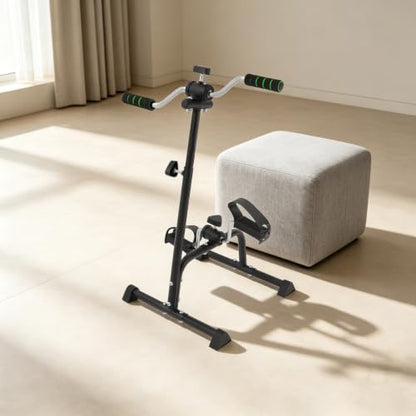Pedal Exerciser, Folding Rehab Exercise Bike with Adjustable Resistance