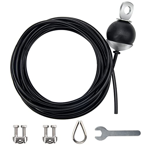 Fitness Pulley Cable 196 in, Adjustable Home Gym Cable Replacement - size: 196"