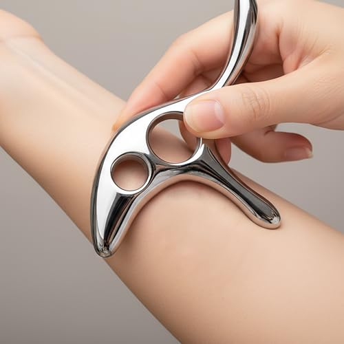 BYYDDIY Gua Sha Trigger Point Massage Tool -Thumb Protector,Deep Tissue Massage,Muscle Scraper Tool (T) - size: L