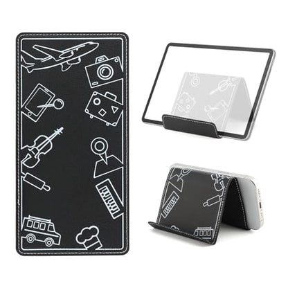 Airplane Phone Holder, Flexible Silicone Phone Holder - color: Black