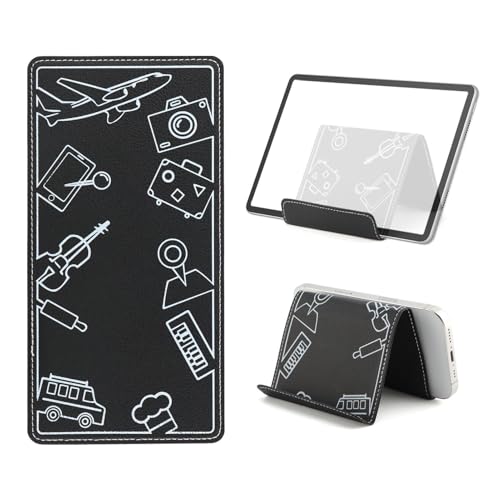 Airplane Phone Holder, Flexible Silicone Phone Holder - color: Black